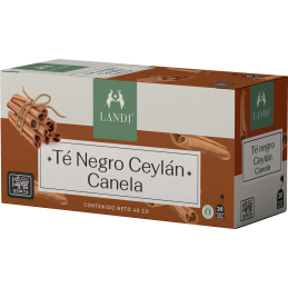 Caja Té Negro Ceylán Canela...